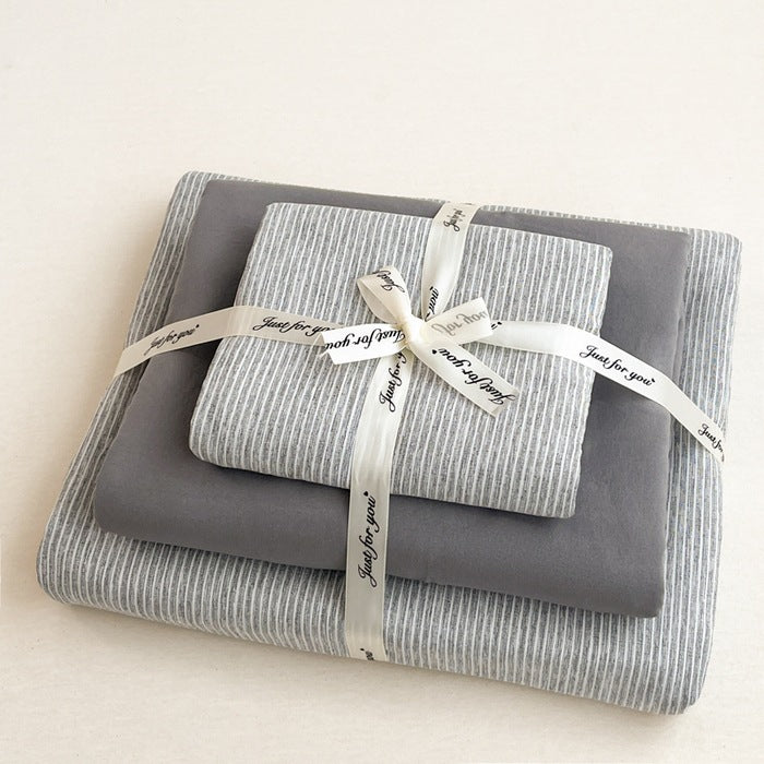 Skin-Friendly, Soft, High-Density 4-Piece Bedding Set