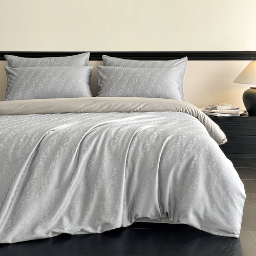 Luxurious Tencel-Cotton Sateen Jacquard 4-Piece Bedding Set
